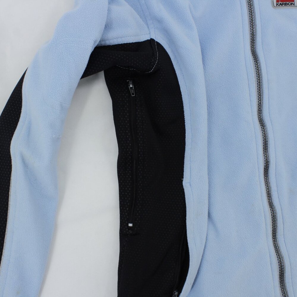 Karbon Women’s Full Zip Polar Fleece Jacket - Blue & Black - Size S - Picture 8 of 10